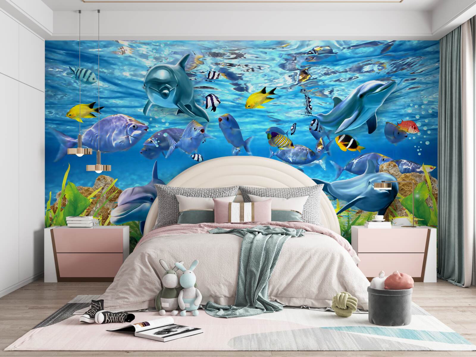 Fototapeta pulzujúci podmorský svet