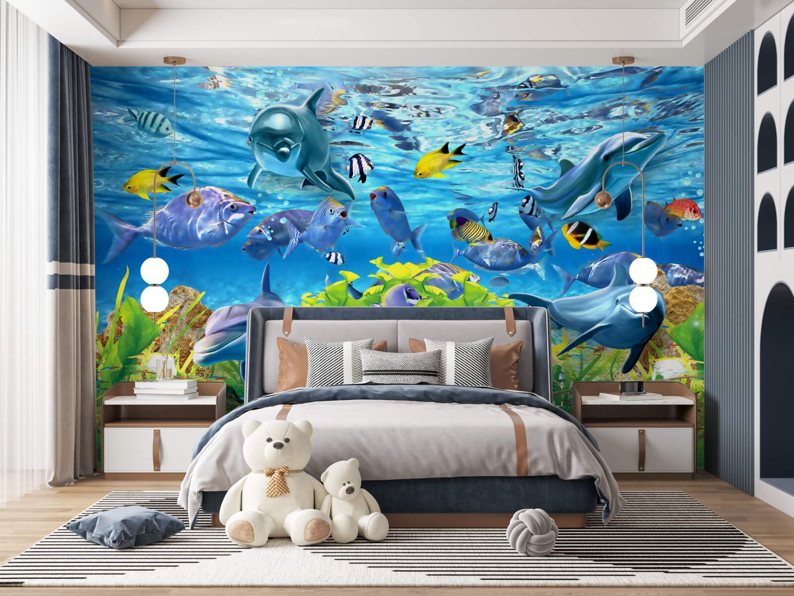 Fototapeta pulzujúci podmorský svet