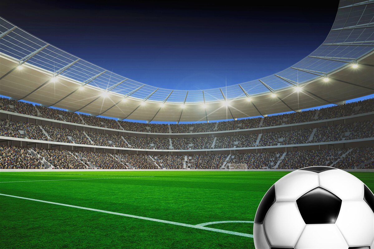 Fototapeta na ihrisku je futbal