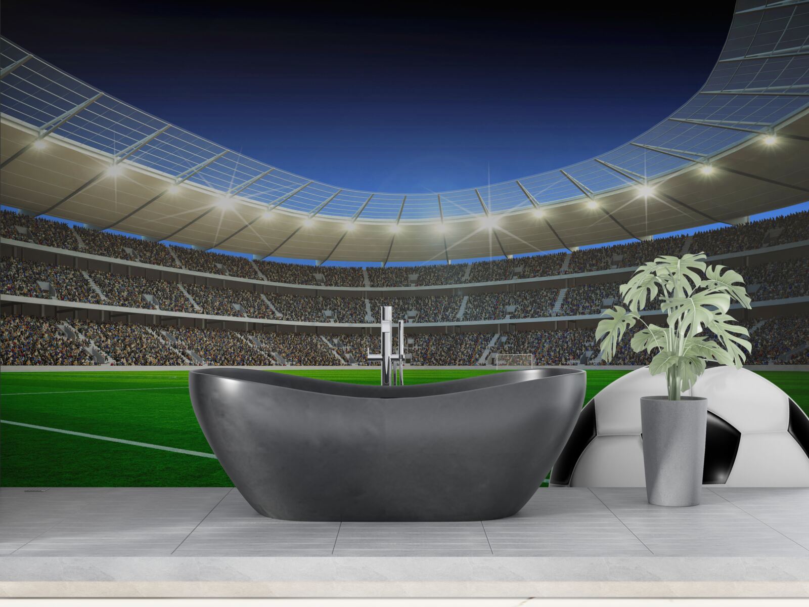 Fototapeta na ihrisku je futbal