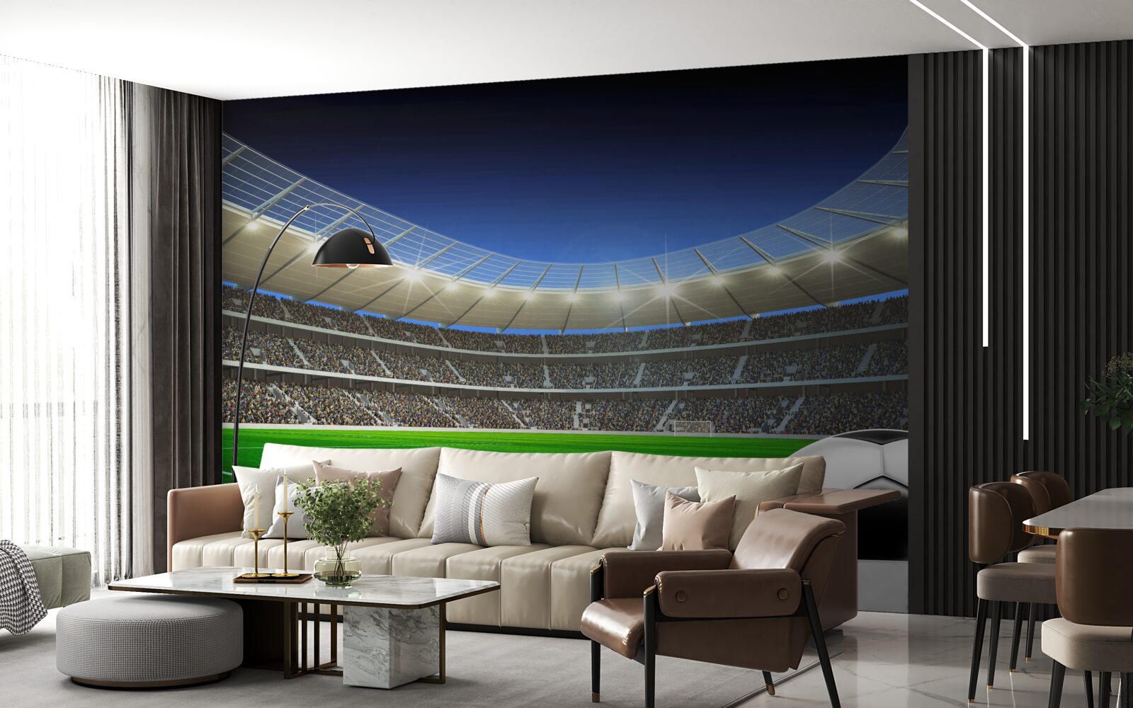 Fototapeta na ihrisku je futbal