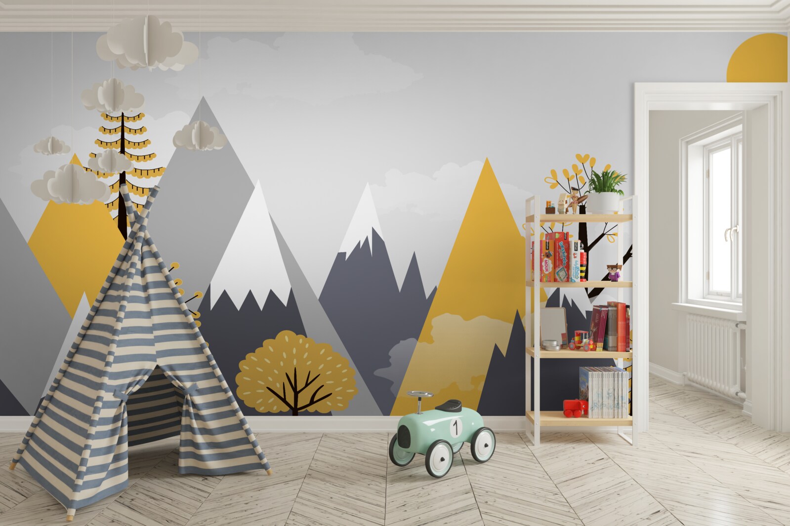 Fototapeta horské štíty