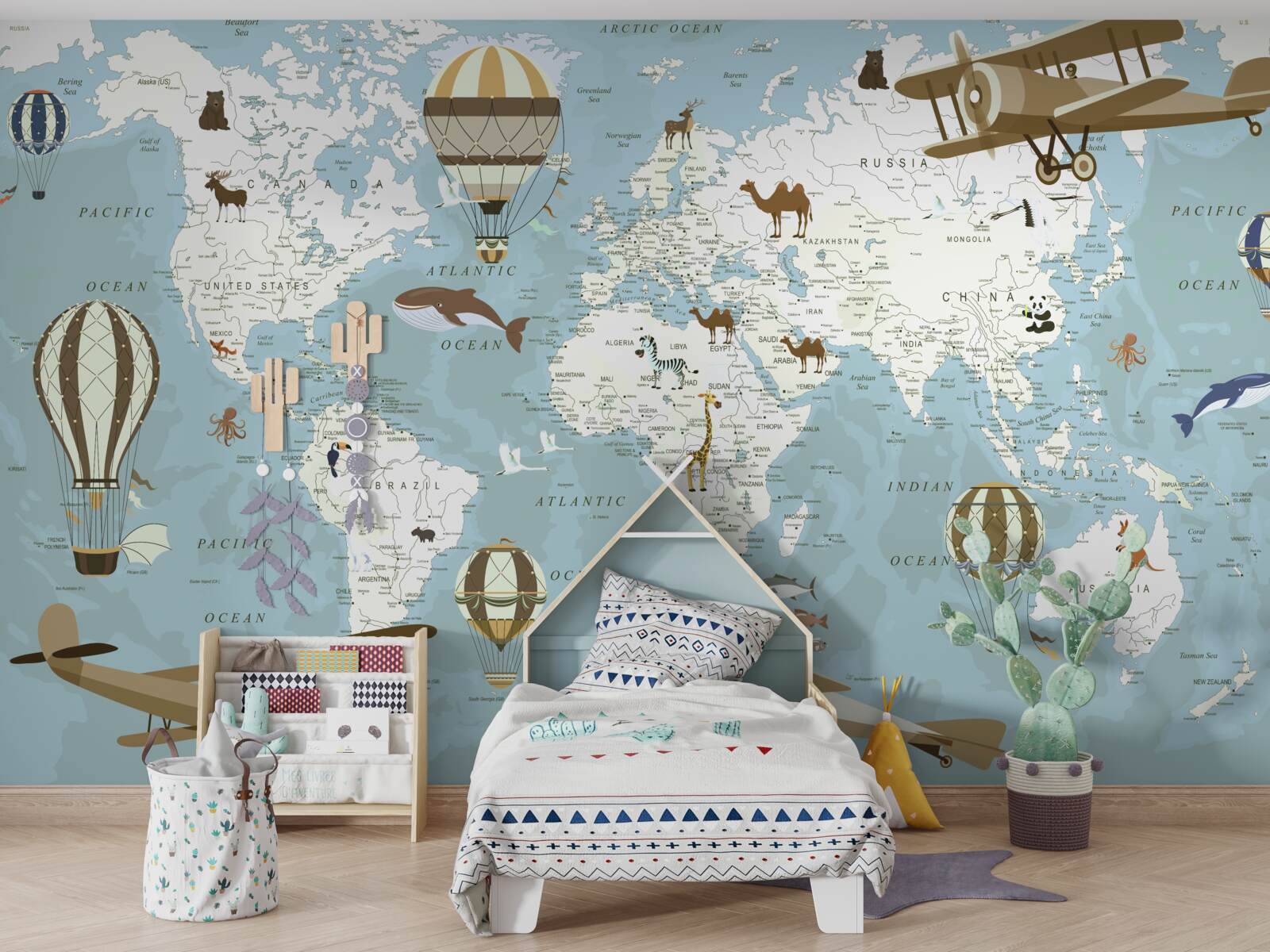 Fototapeta mapa sveta