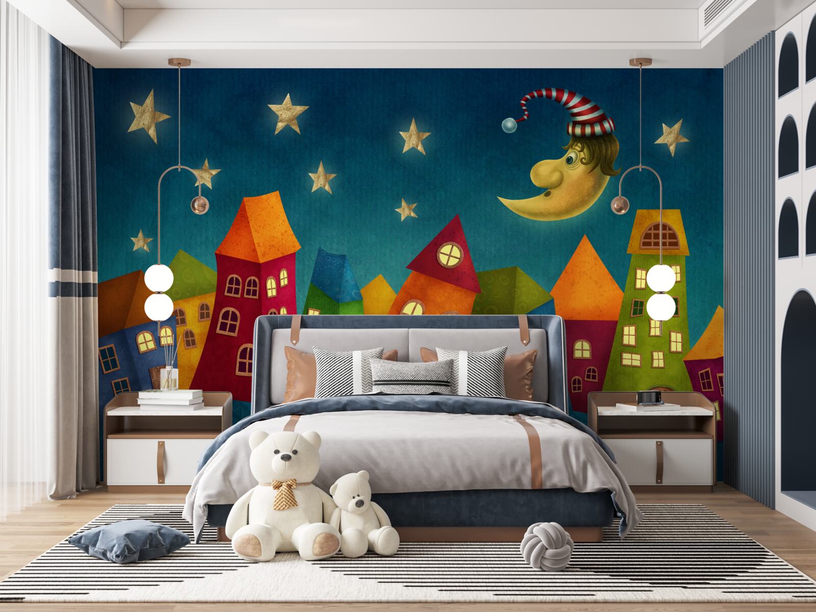 Fototapeta svetlé budovy