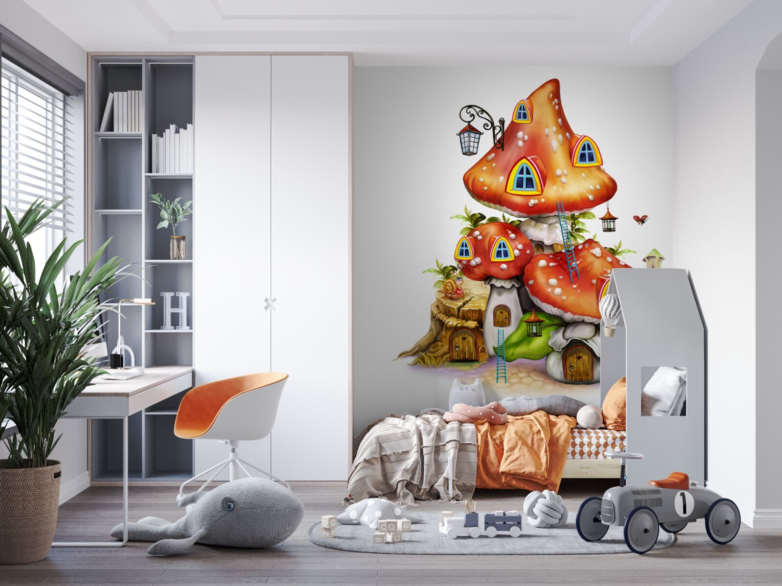 Fototapeta hubové domčeky