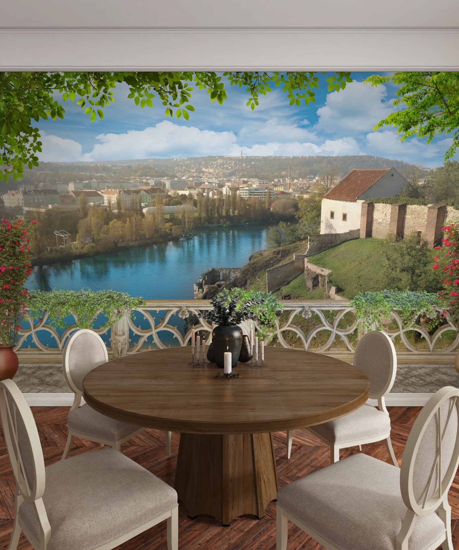 Fototapeta horská osada