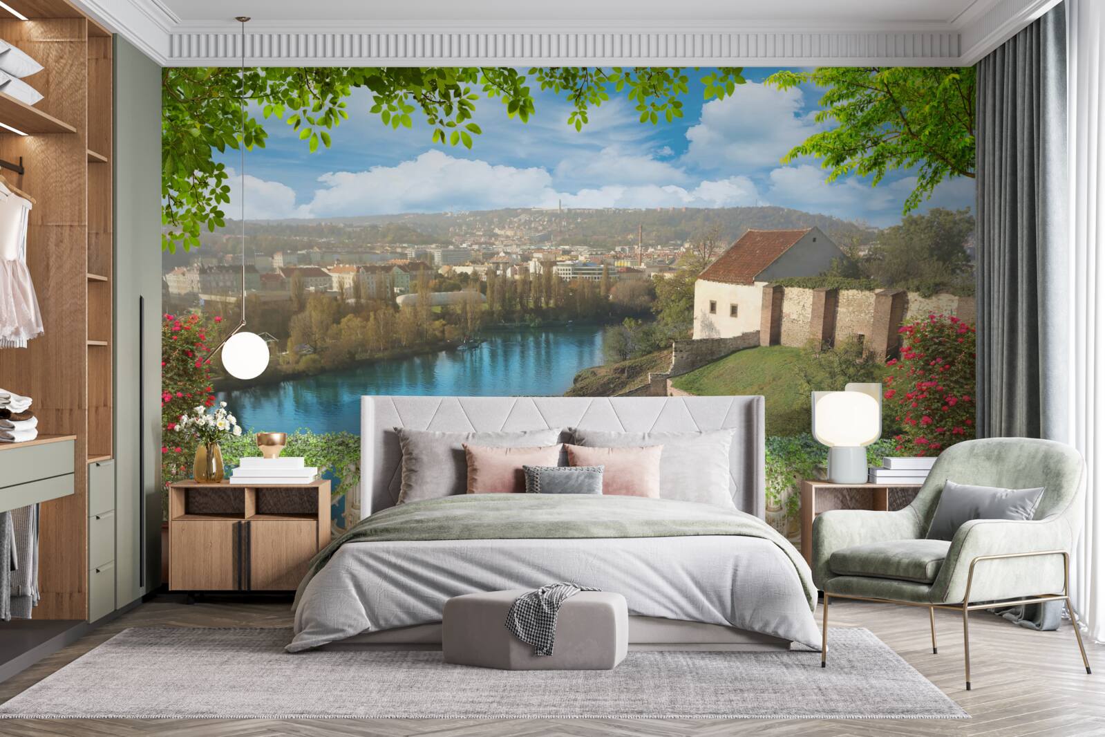 Fototapeta horská osada