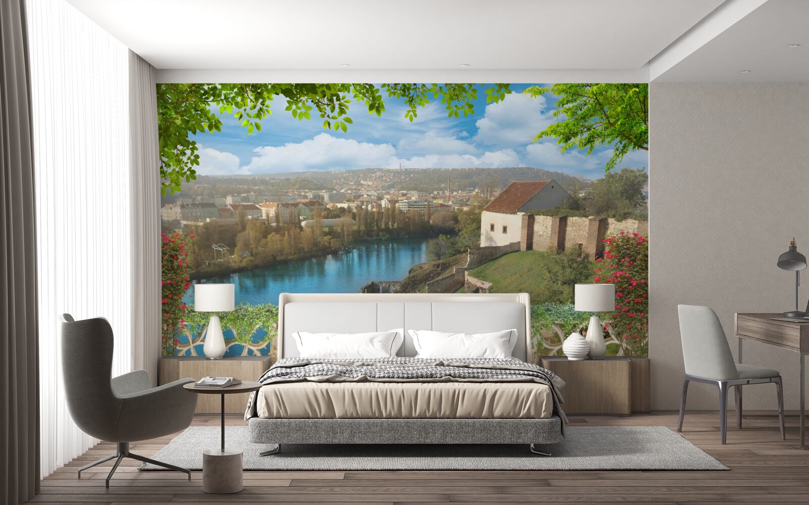 Fototapeta horská osada