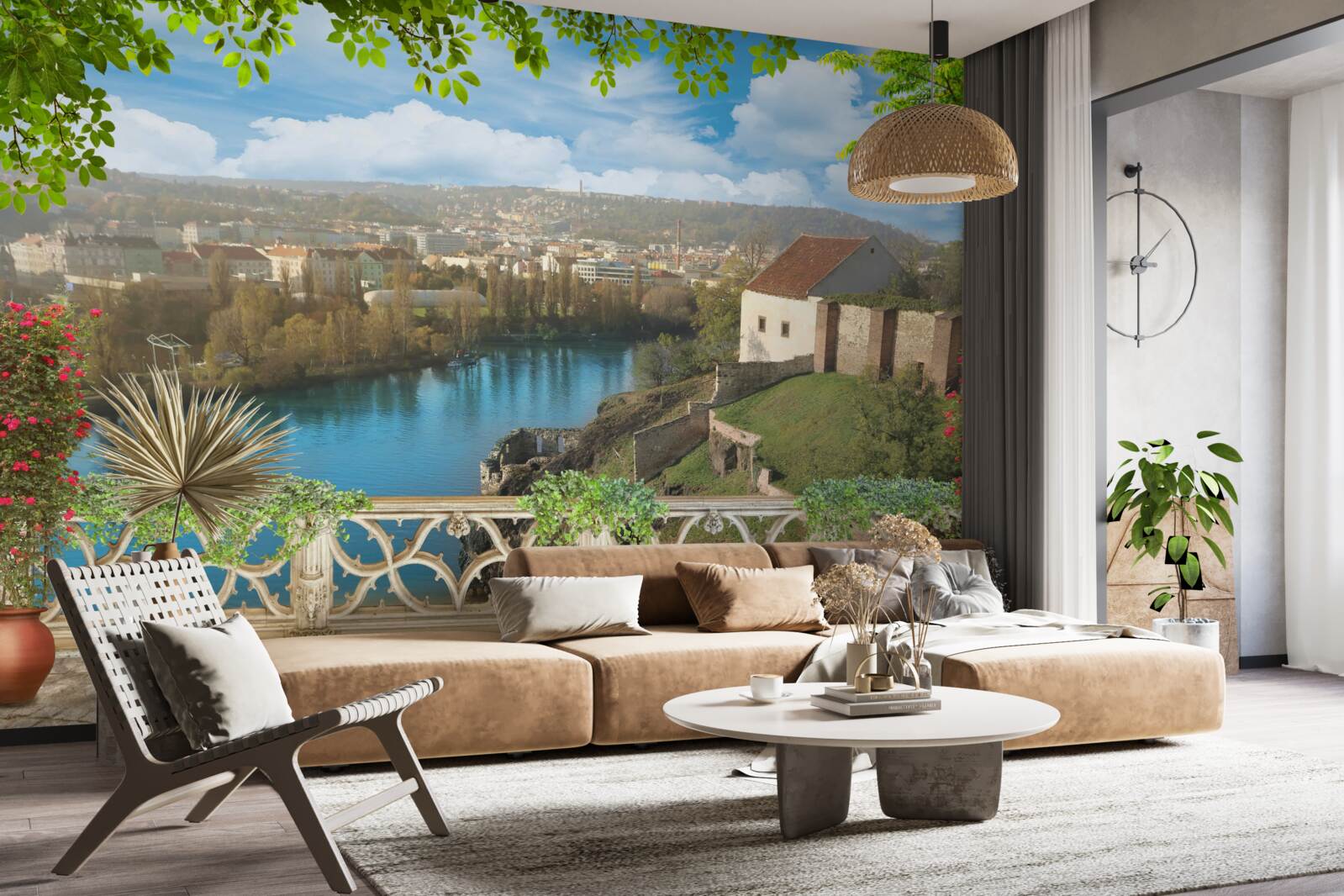 Fototapeta horská osada