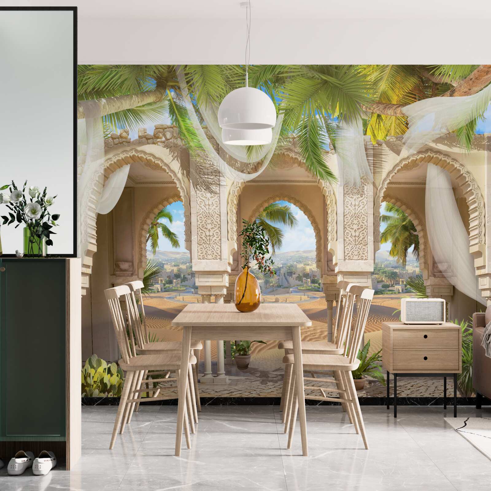 Fototapeta púštna panoráma z paláca