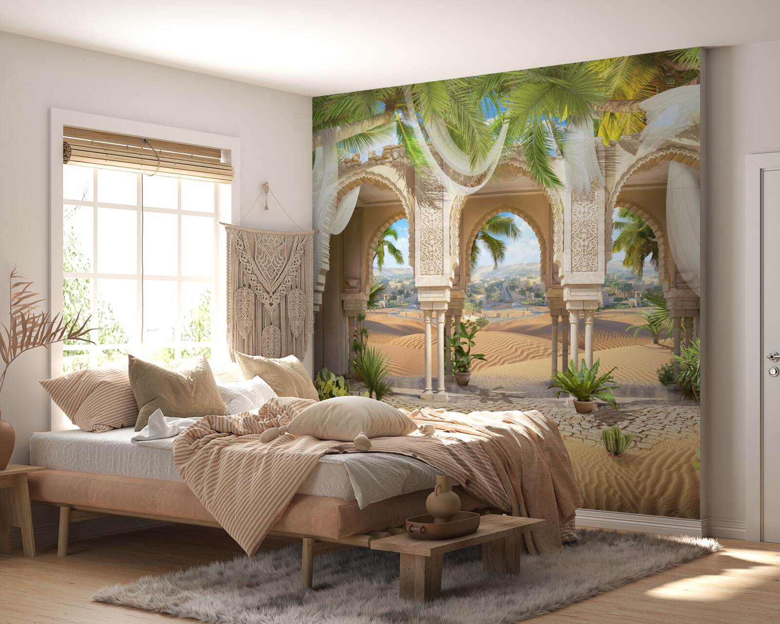 Fototapeta púštna panoráma z paláca