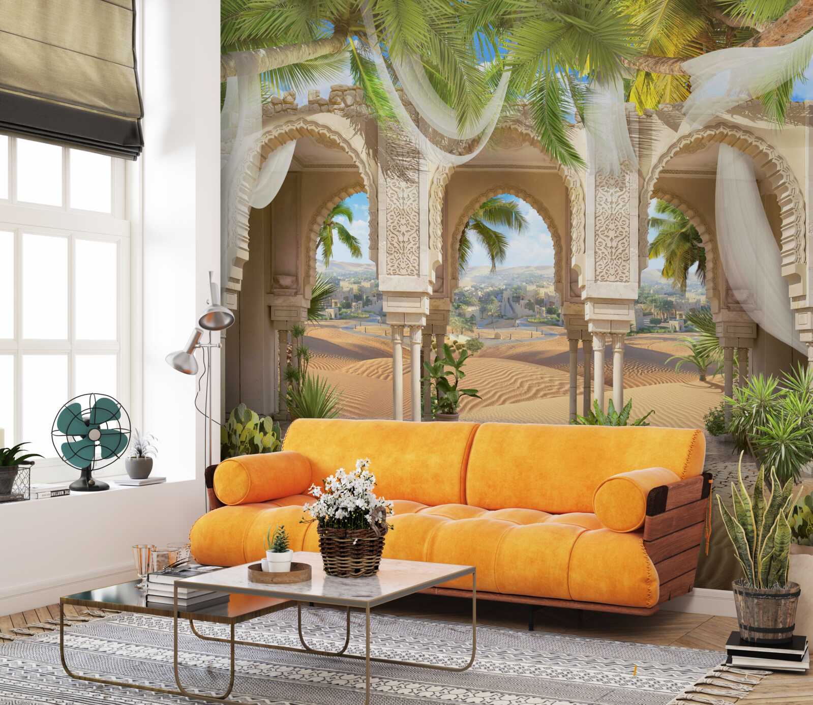 Fototapeta púštna panoráma z paláca