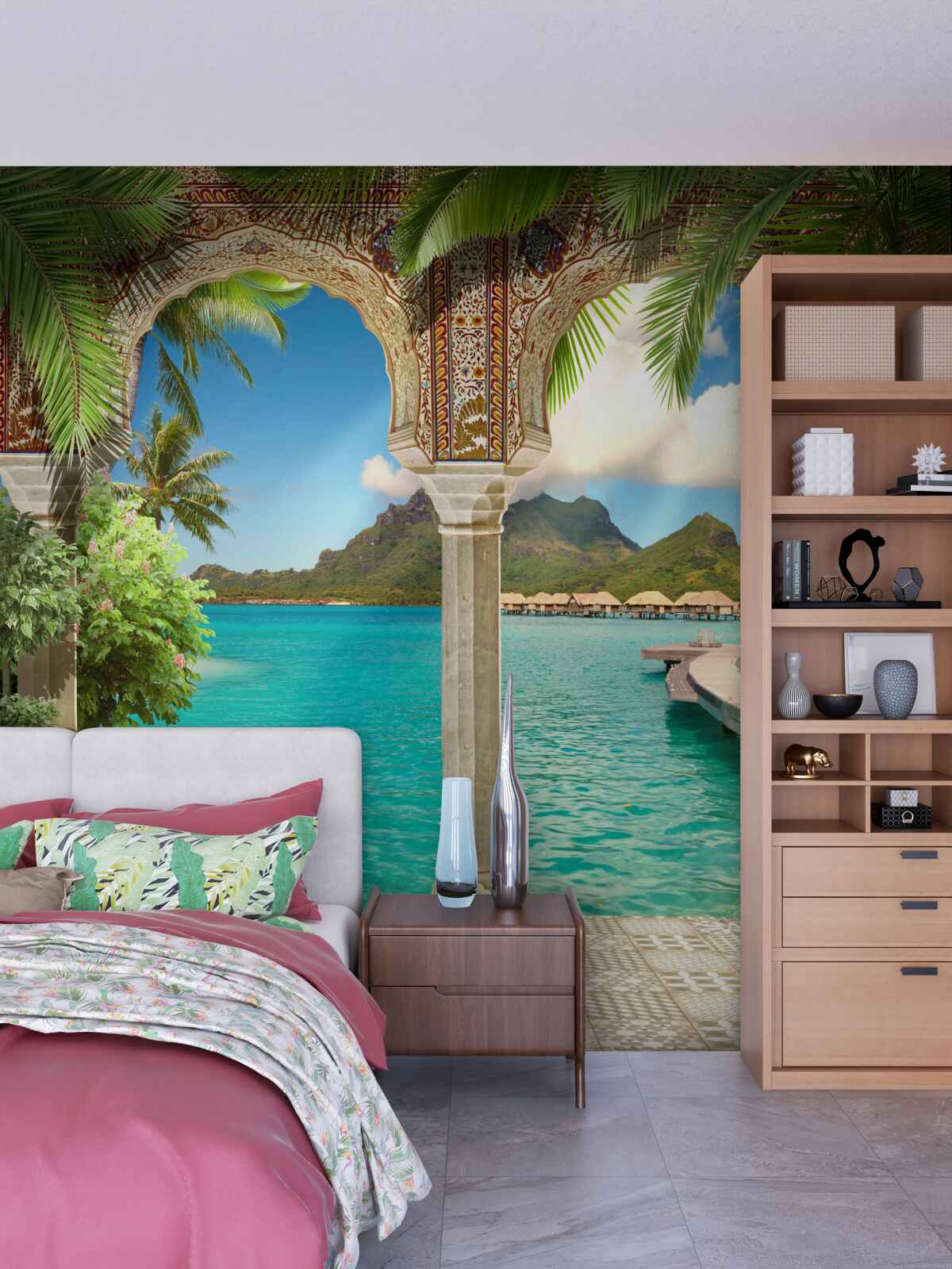 Fototapeta nádherná terasa na oddych