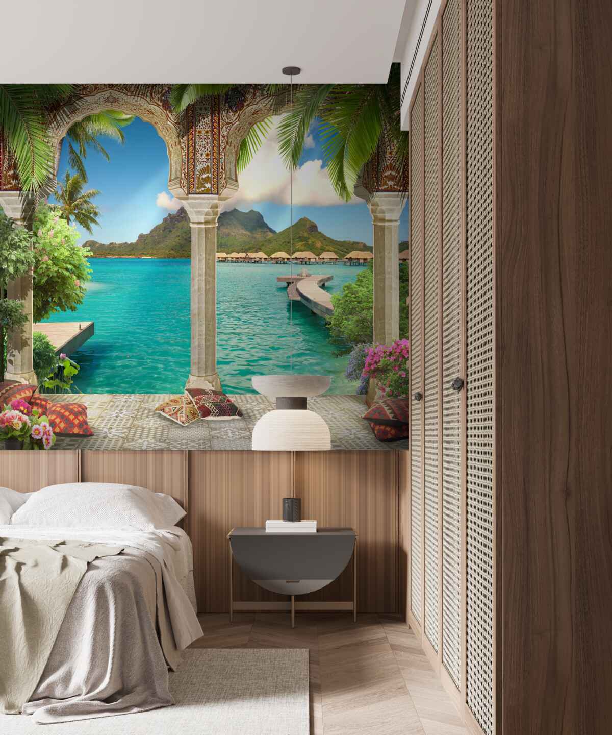 Fototapeta nádherná terasa na oddych