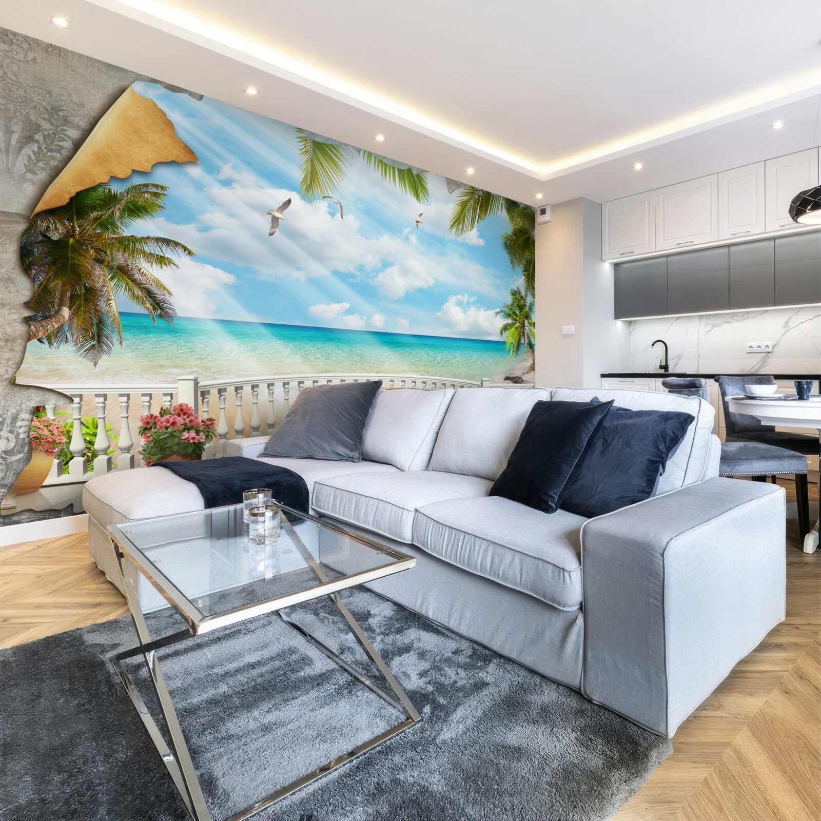 Fototapeta malebný výhľad na more v lete