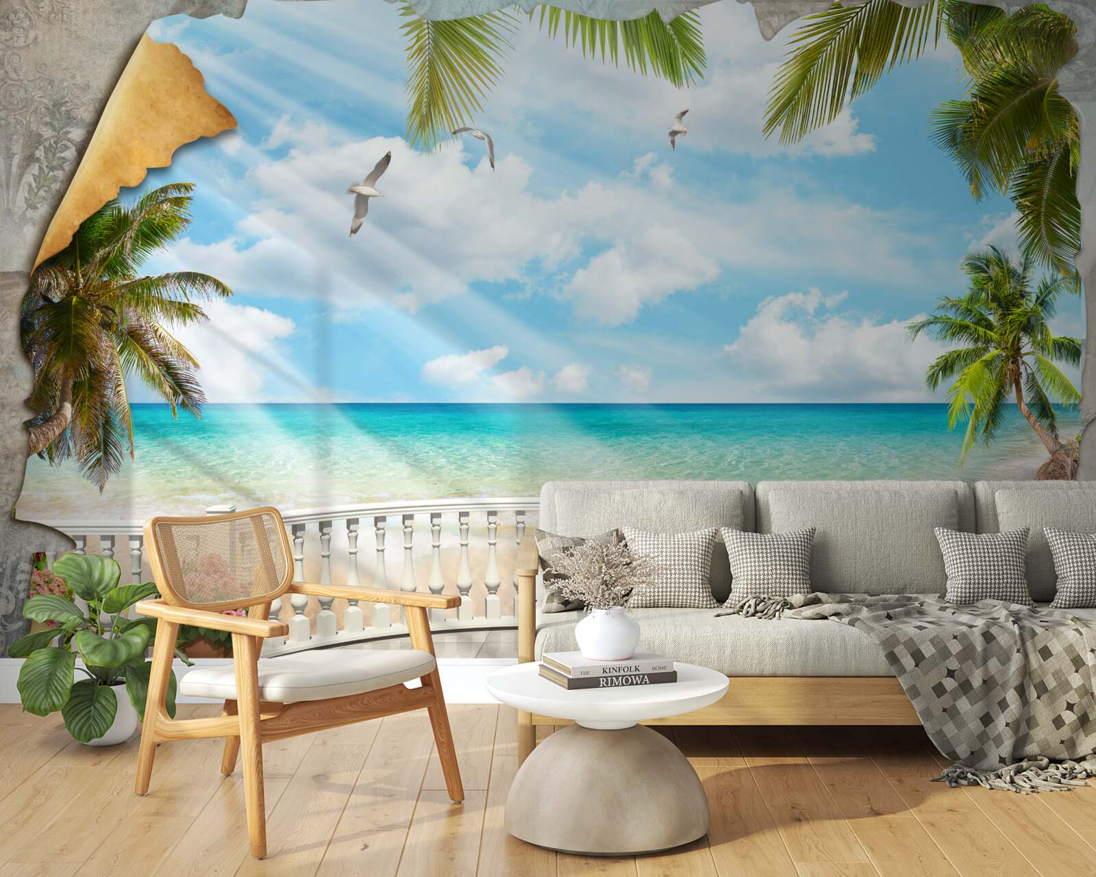 Fototapeta malebný výhľad na more v lete