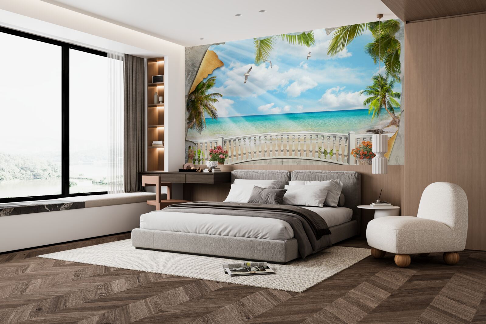 Fototapeta malebný výhľad na more v lete