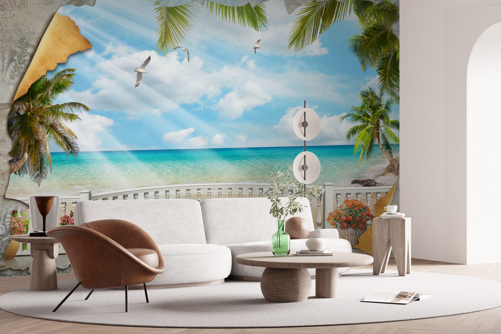 Fototapeta malebný výhľad na more v lete