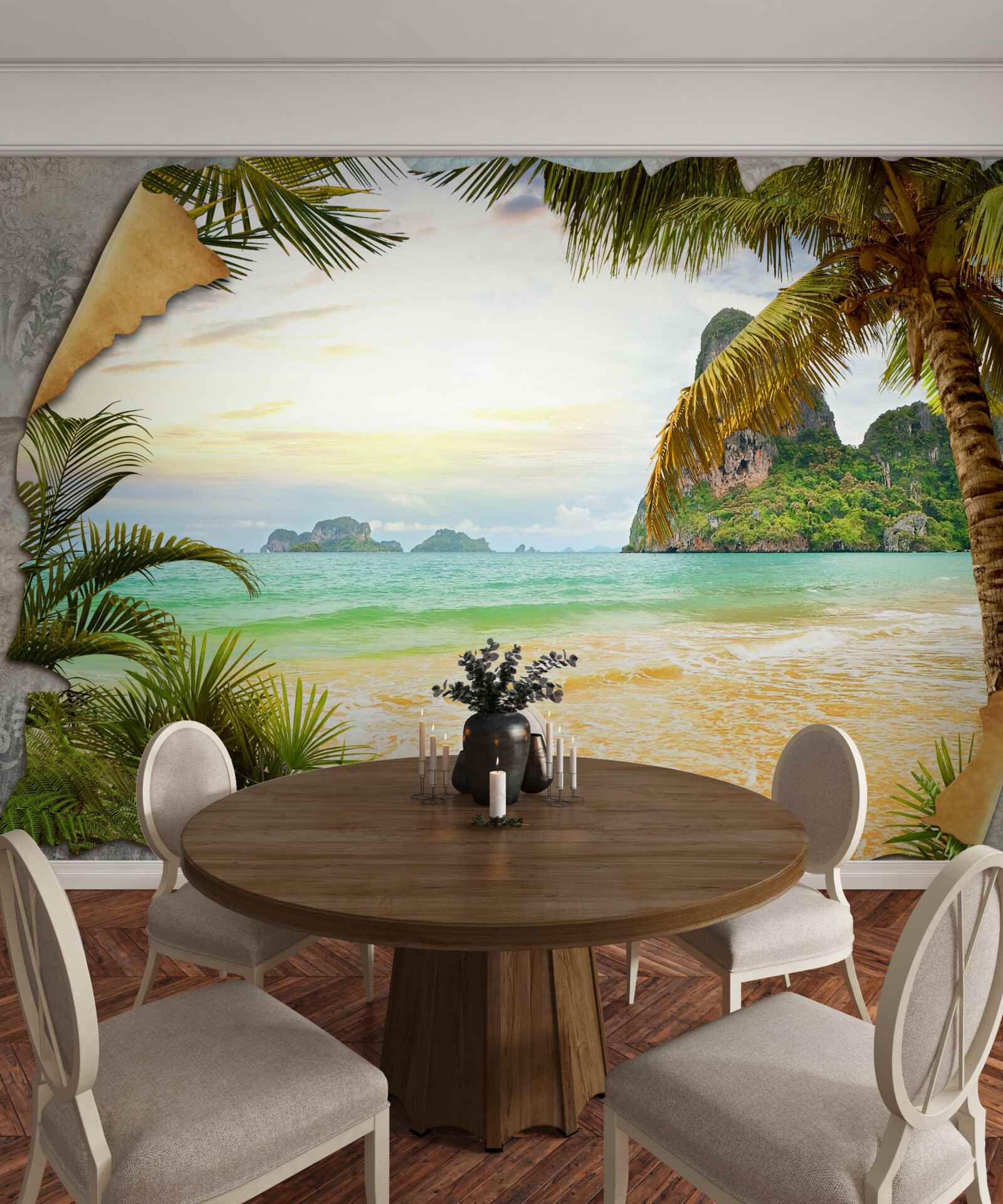 Fototapeta oceán a útesy