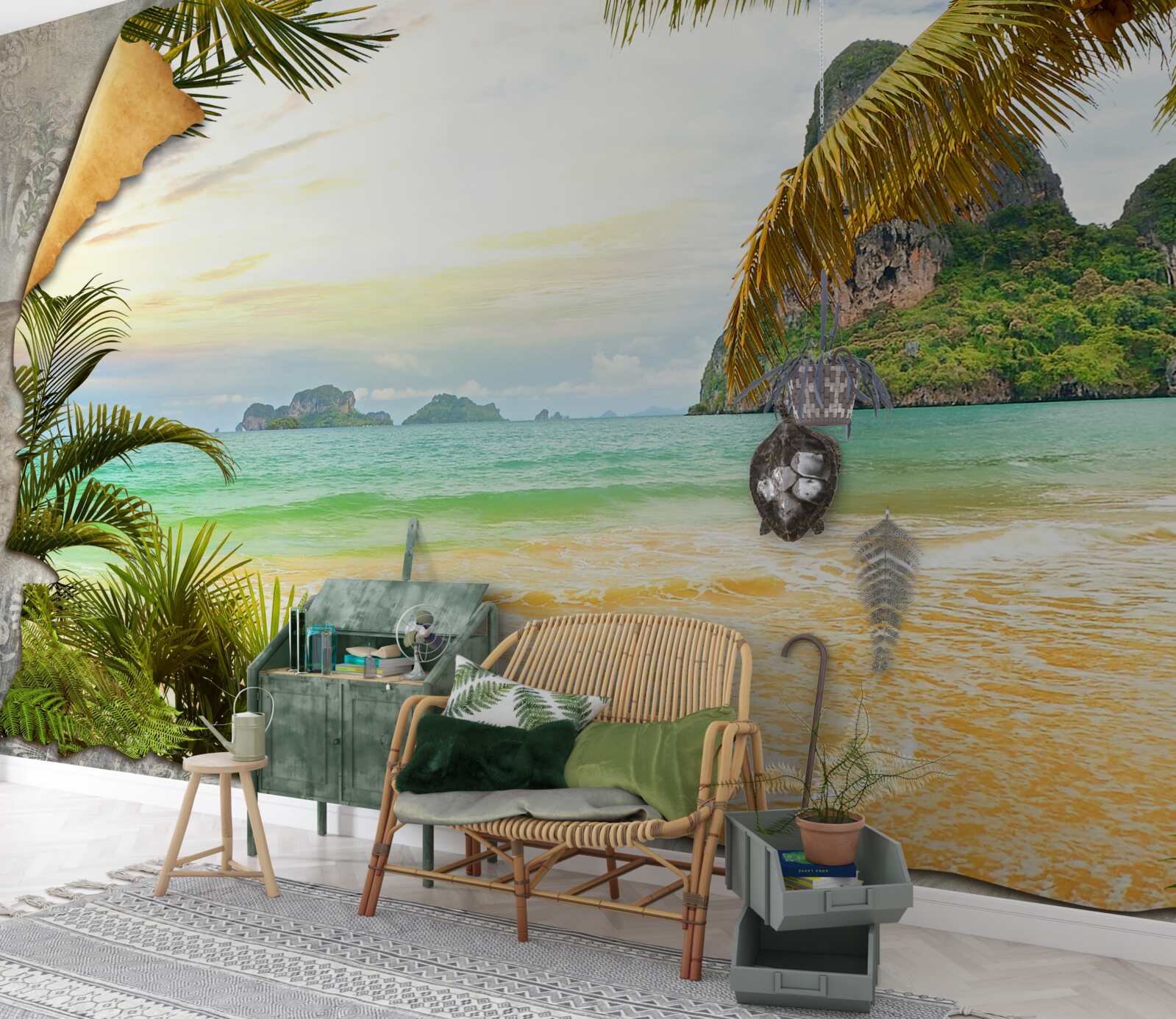 Fototapeta oceán a útesy