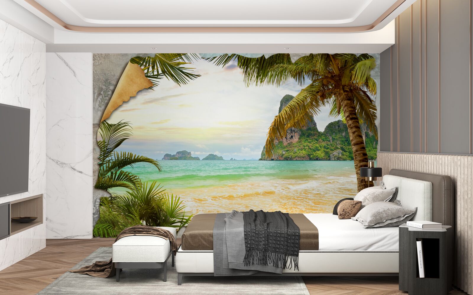 Fototapeta oceán a útesy