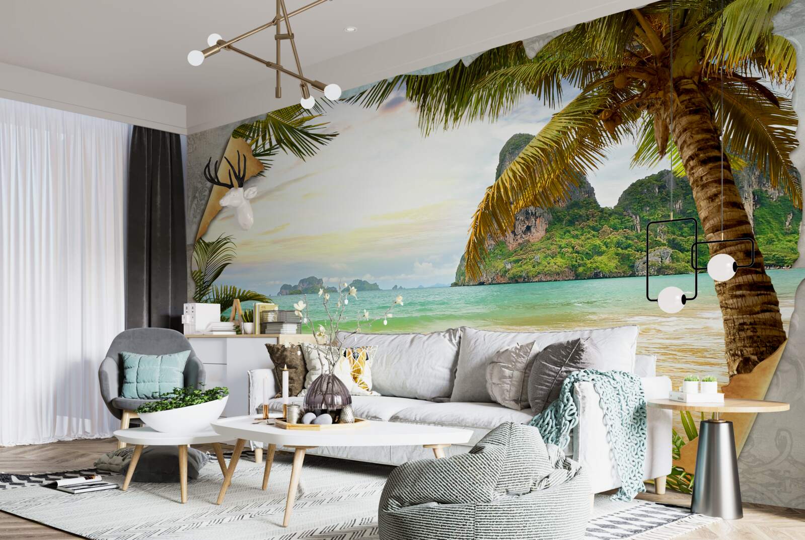 Fototapeta oceán a útesy