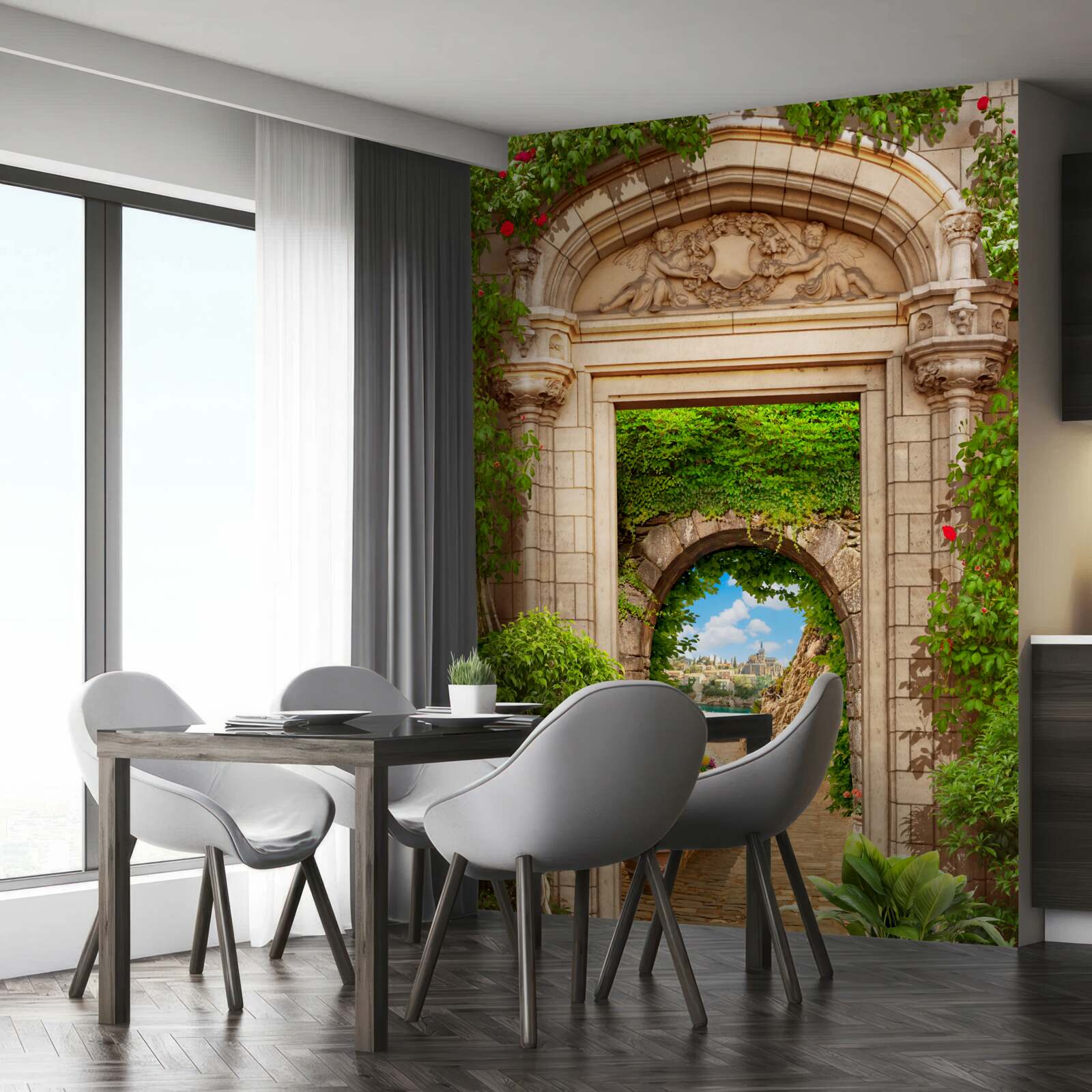 Fototapeta nádherný prechod pod oblúkom