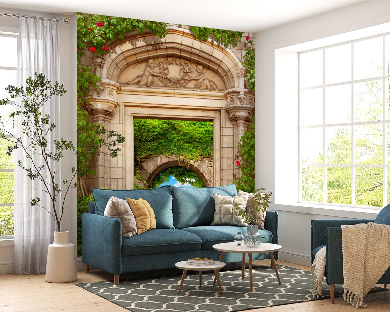 Fototapeta nádherný prechod pod oblúkom