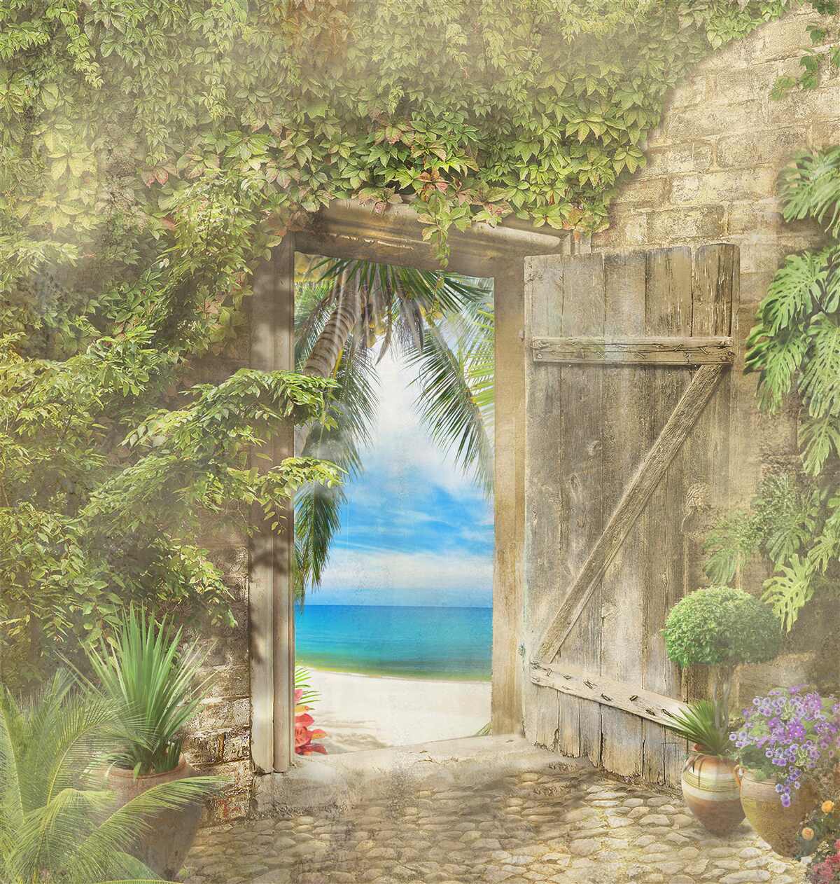 Fototapeta prístup k moru a piesočnatej pláži