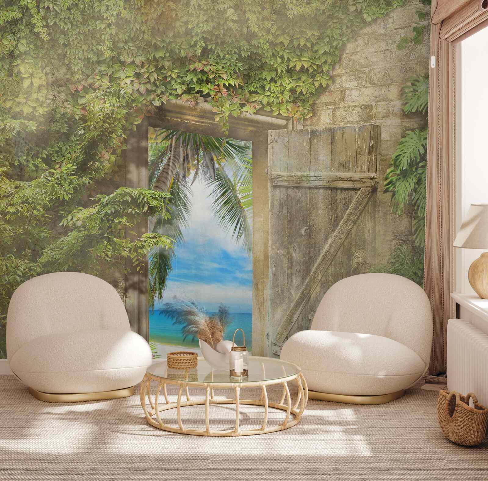 Fototapeta prístup k moru a piesočnatej pláži