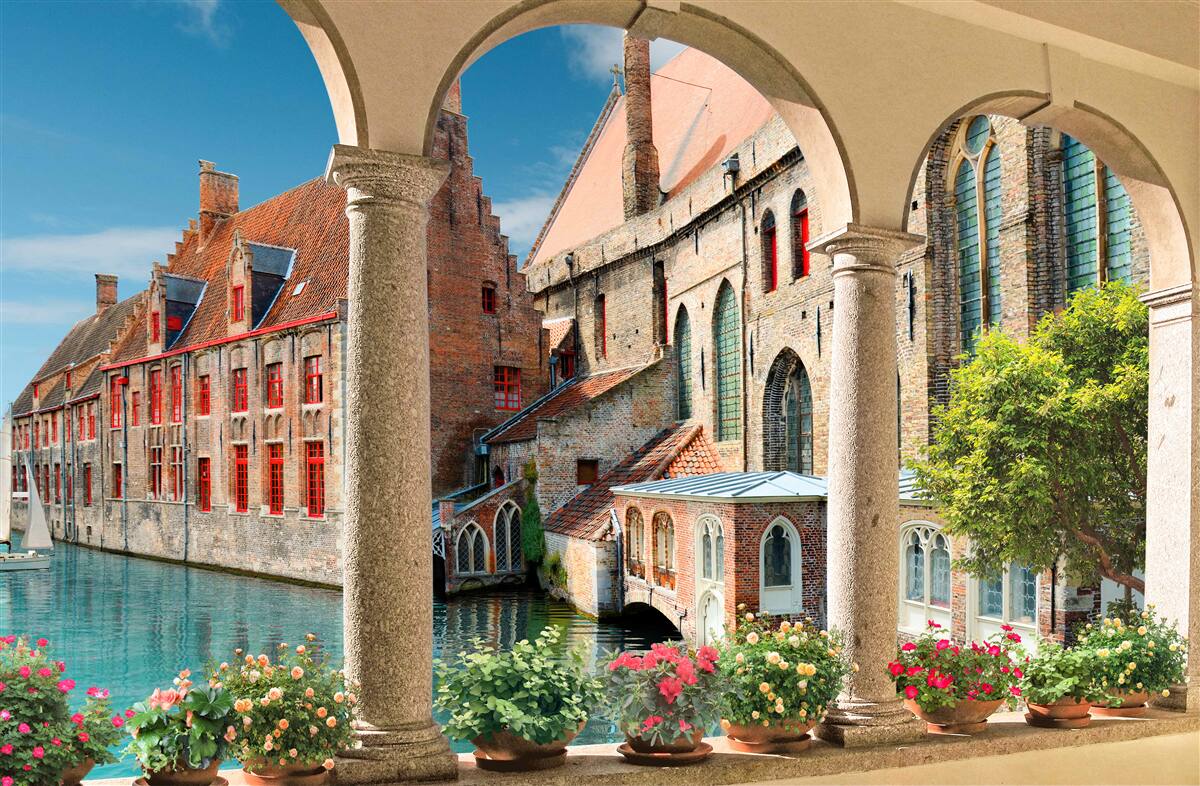 Fototapeta veranda v Benátkach