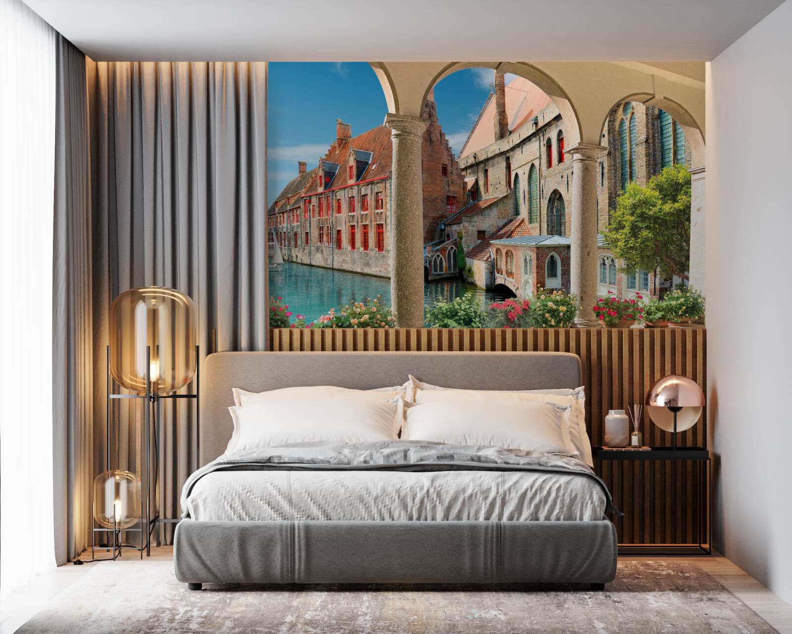 Fototapeta veranda v Benátkach