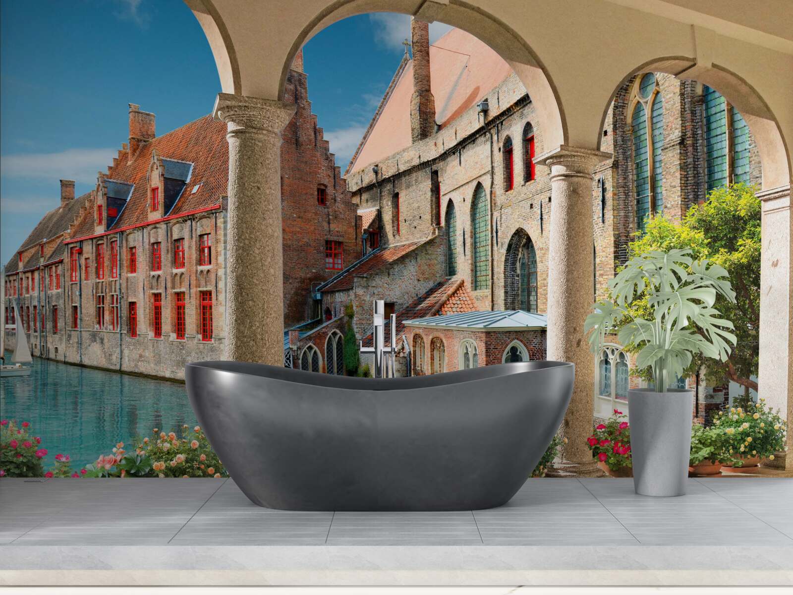 Fototapeta veranda v Benátkach