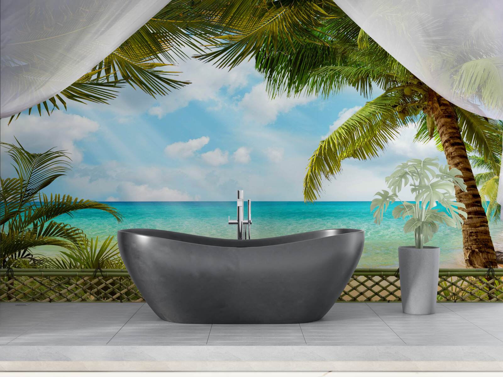 Fototapeta malebný výhľad na more