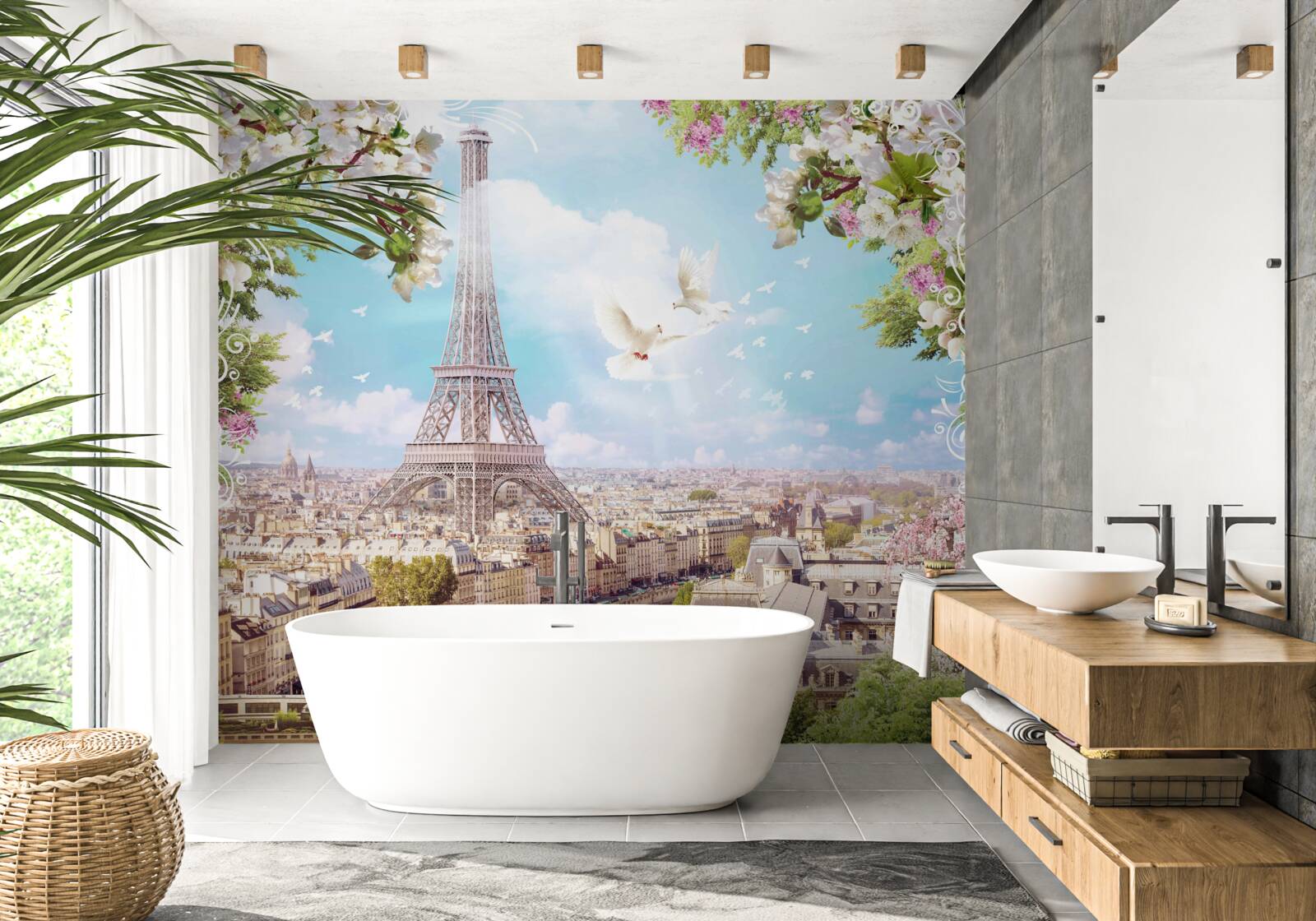 Fototapeta pôvab a šarm Paríža