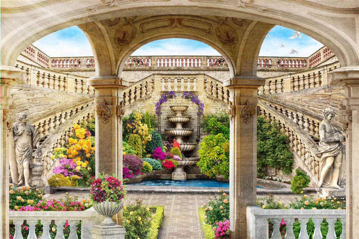 Fototapeta táto fontána s nádhernými sochami