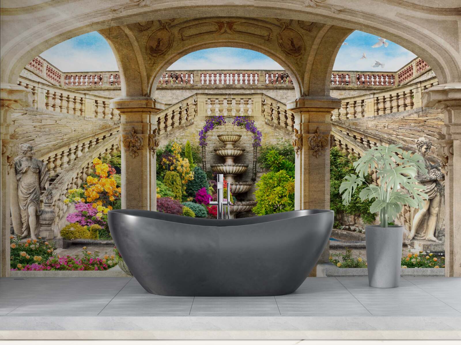Fototapeta táto fontána s nádhernými sochami