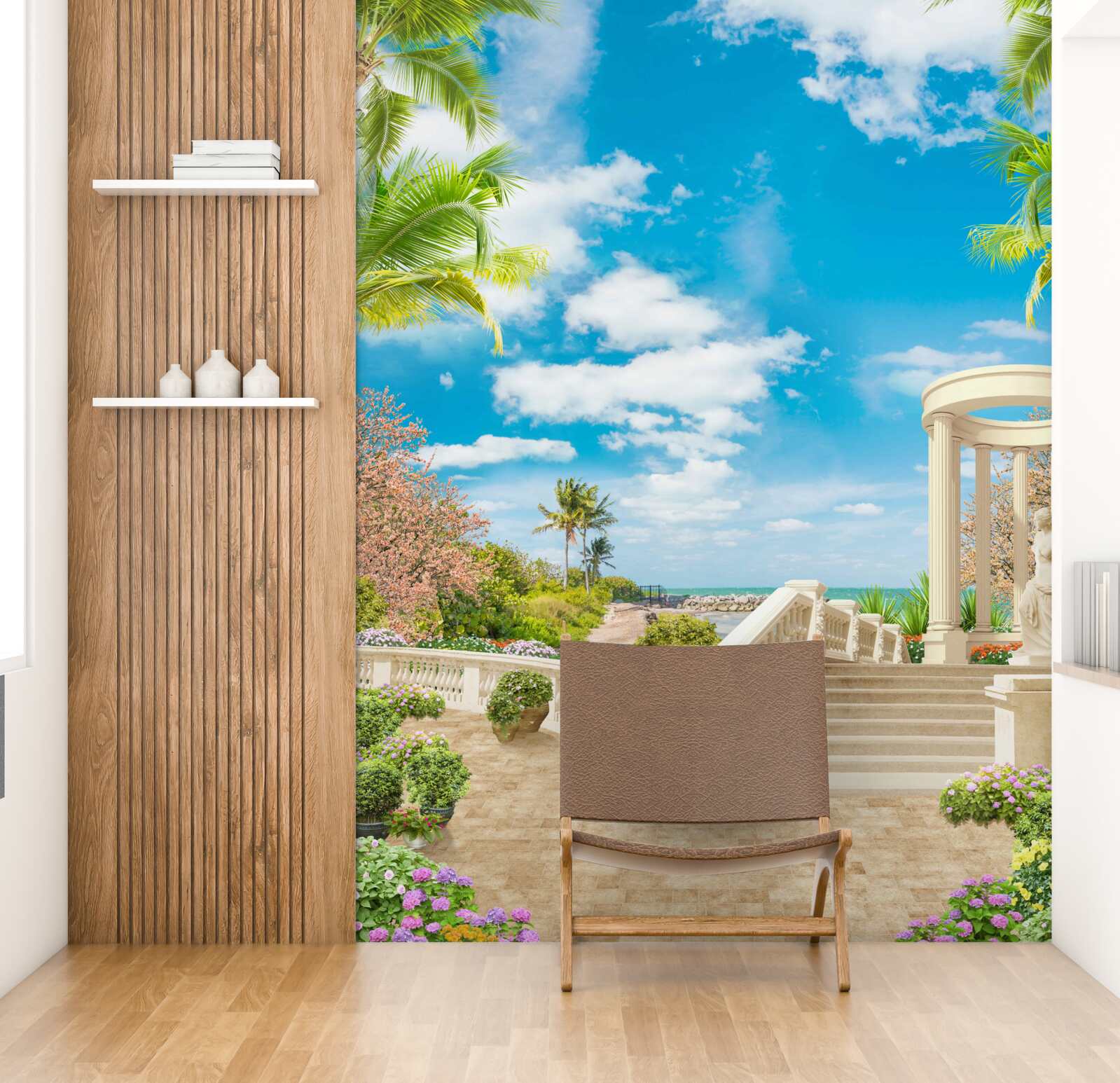 Fototapeta pri mori je altánok