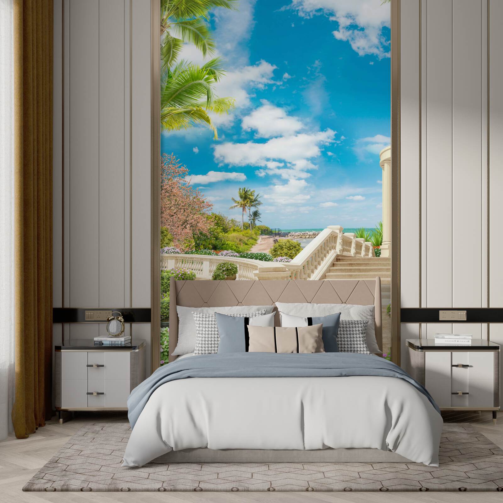 Fototapeta pri mori je altánok