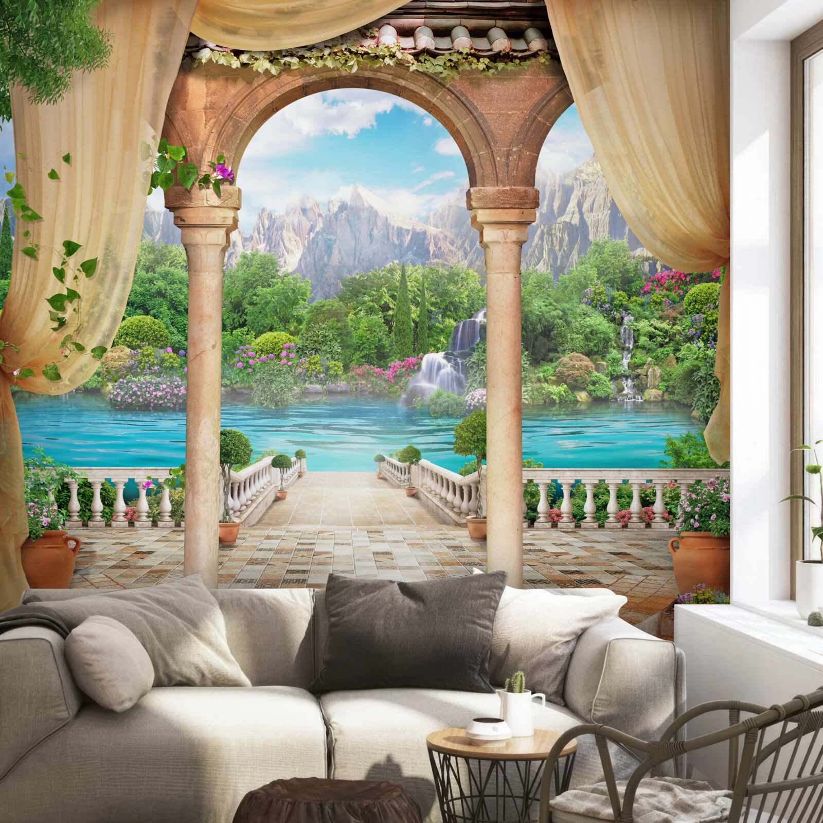 Fototapeta pohodlný altánok na oddych