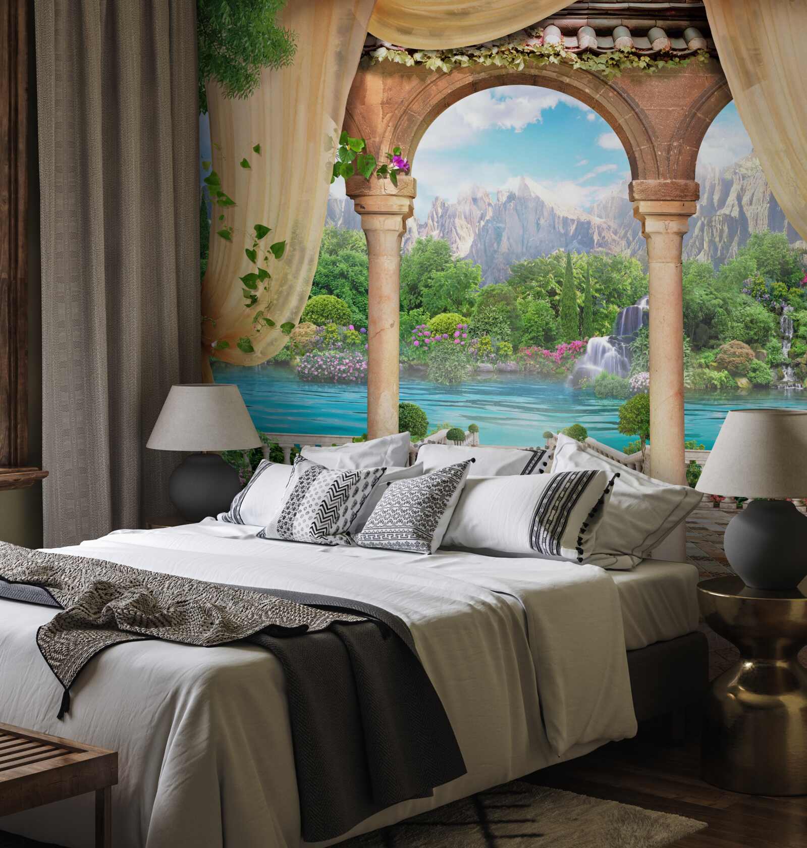 Fototapeta pohodlný altánok na oddych