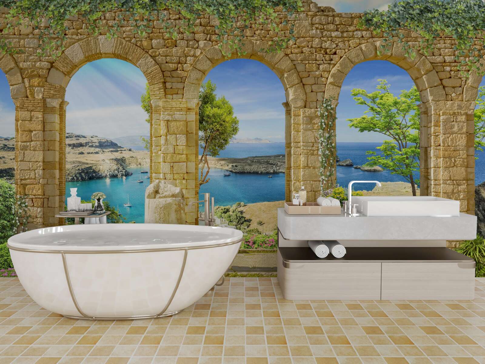 Fototapeta krajina južných zemepisných šírok