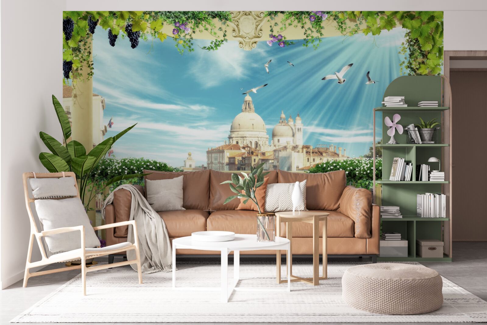 Fototapeta výhľad z balkóna na nádheru Benátok