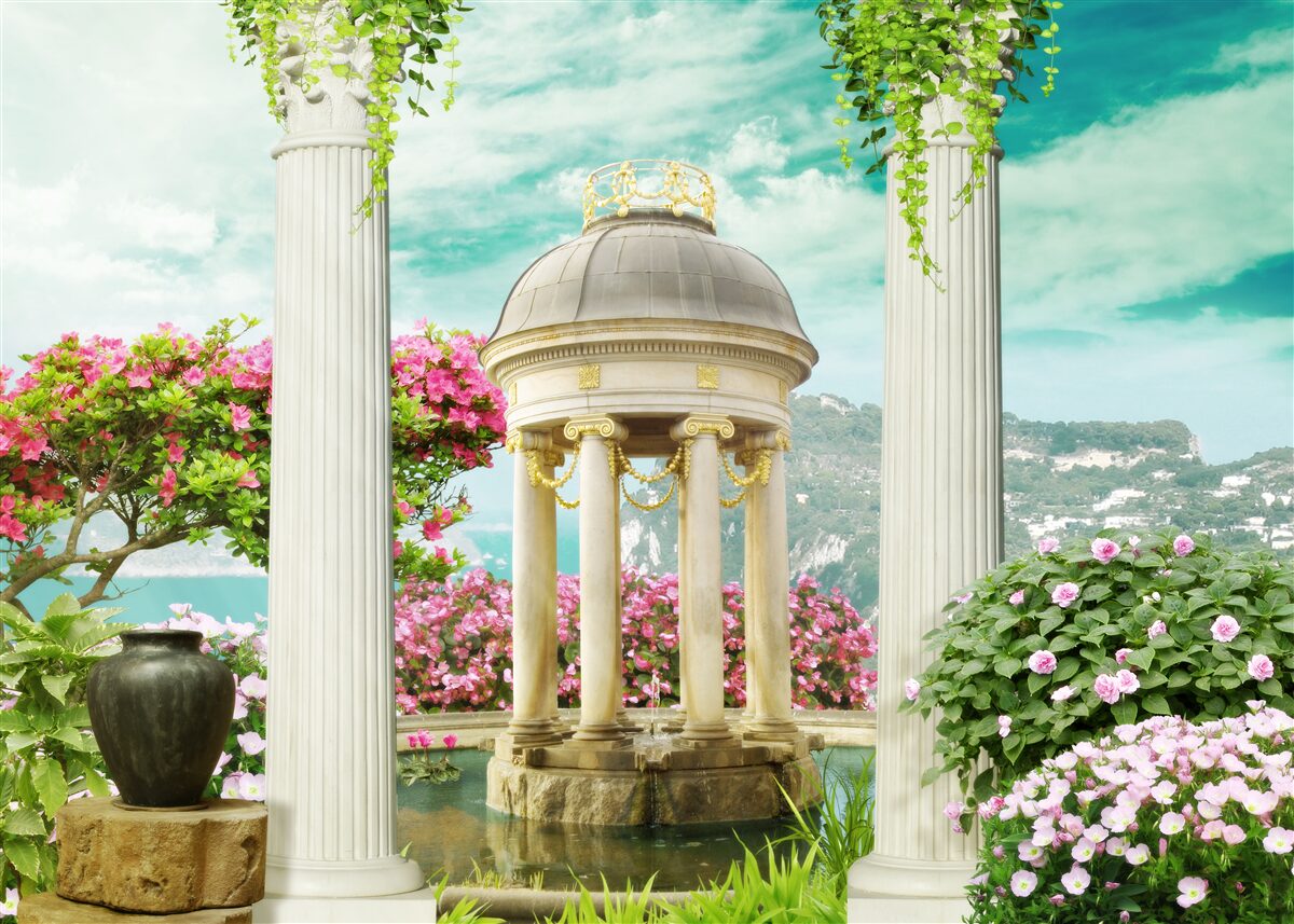 Fototapeta úžasná historická fontána