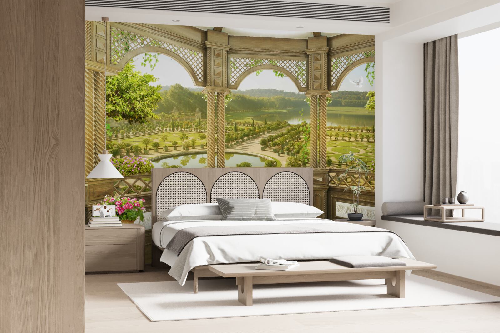 Fototapeta elegantný vyrezávaný altánok