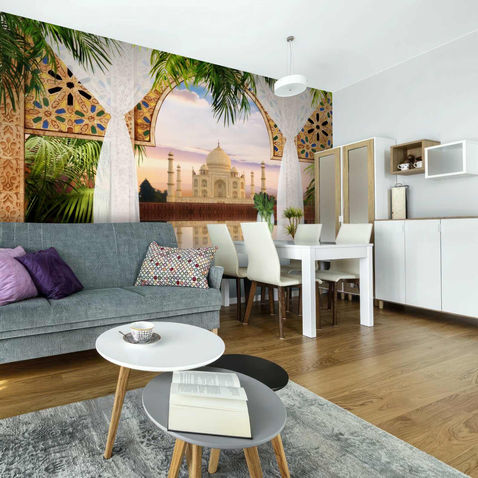 Fototapeta krajina s taj mahalom