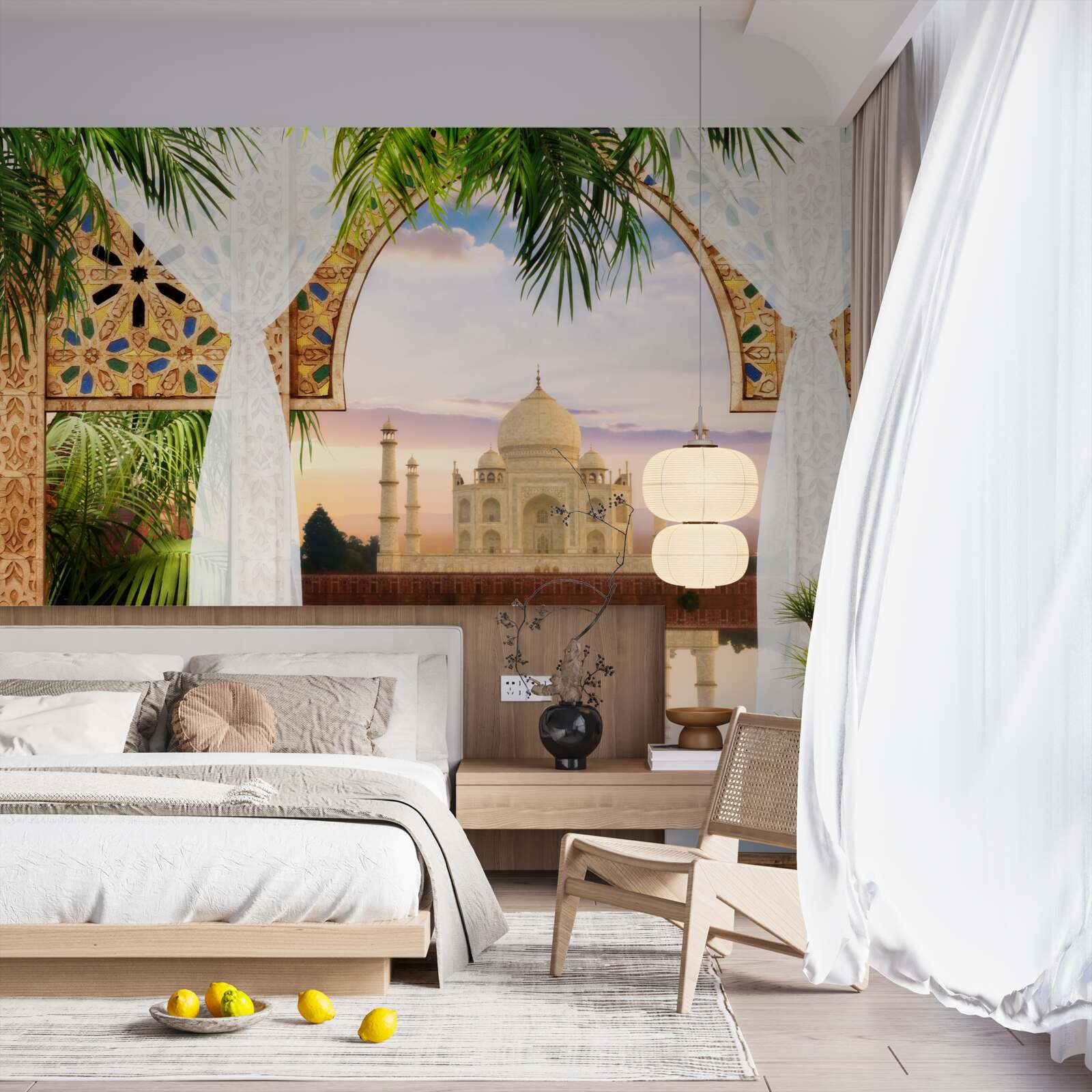 Fototapeta krajina s taj mahalom