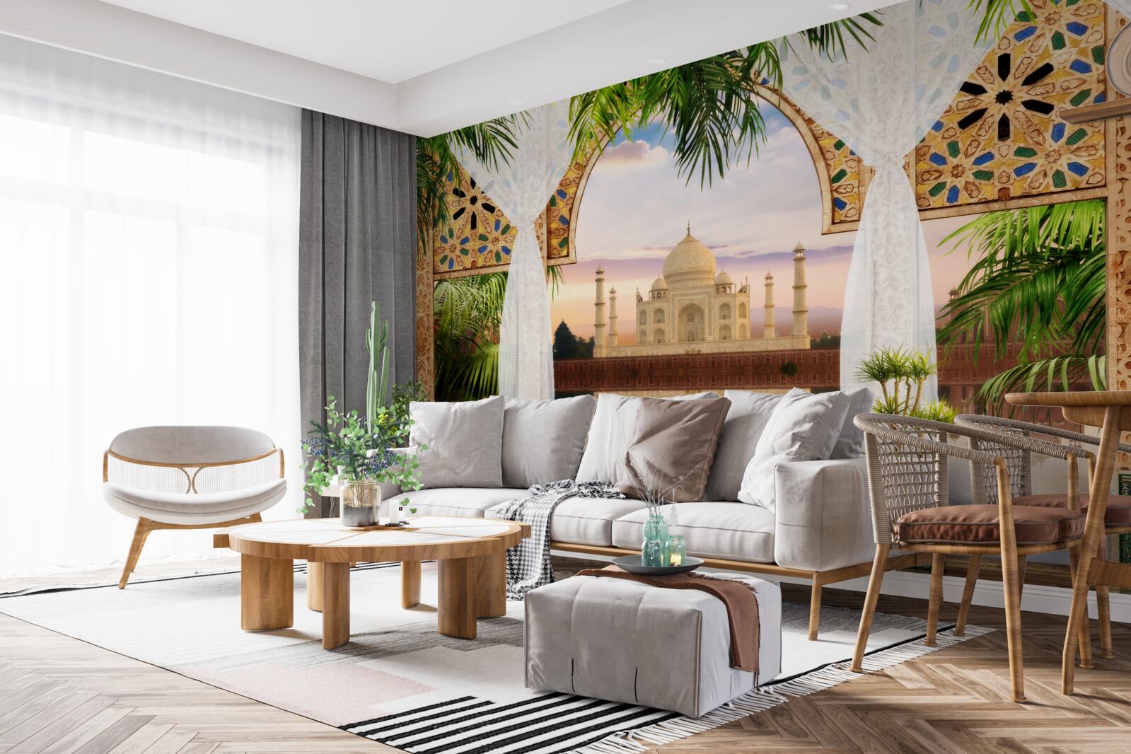 Fototapeta krajina s taj mahalom