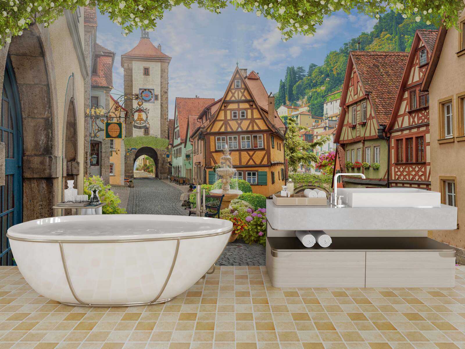 Fototapeta úžasné mesto s históriou