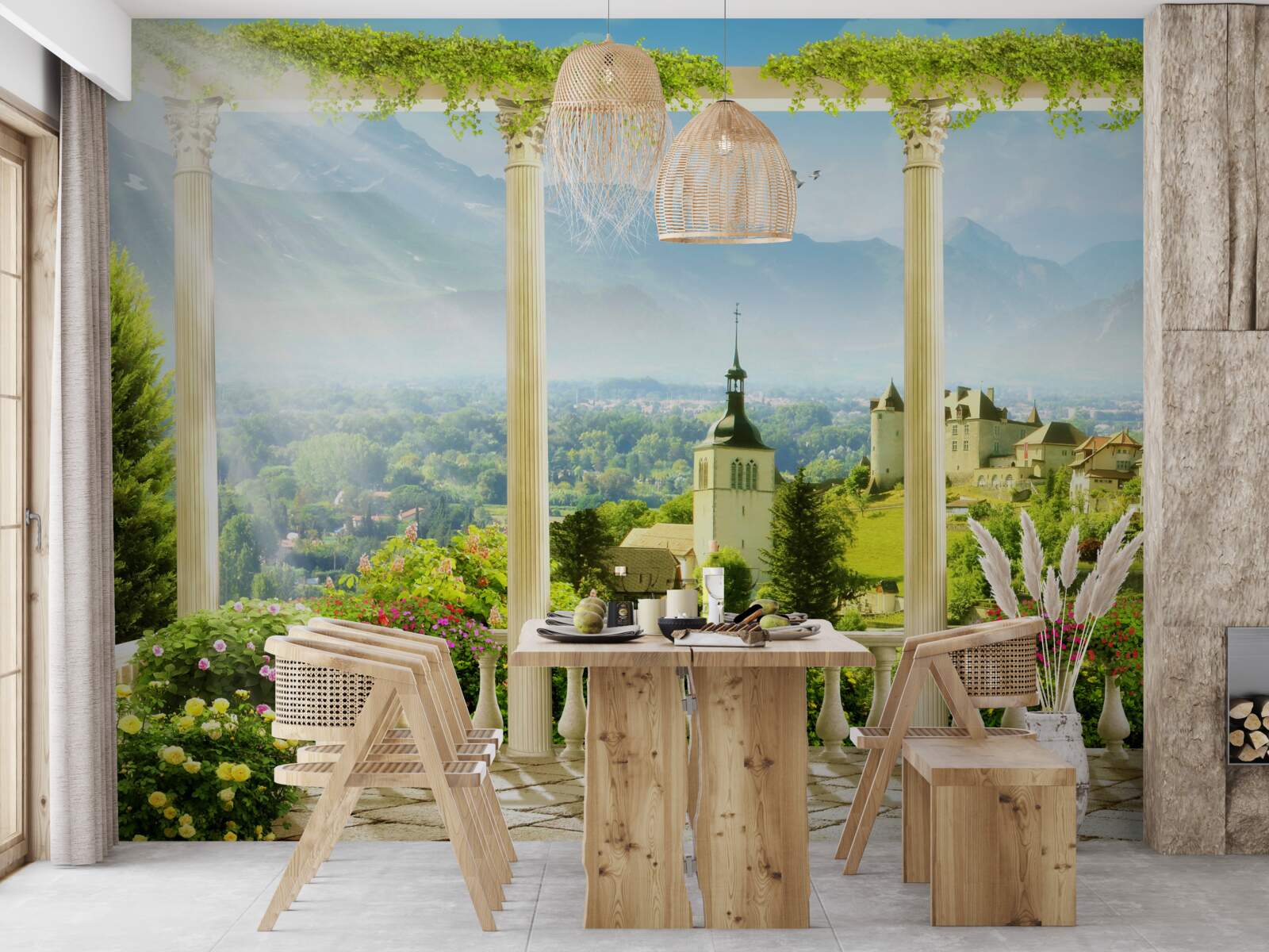 Fototapeta výhľad na Taliansko z balkóna